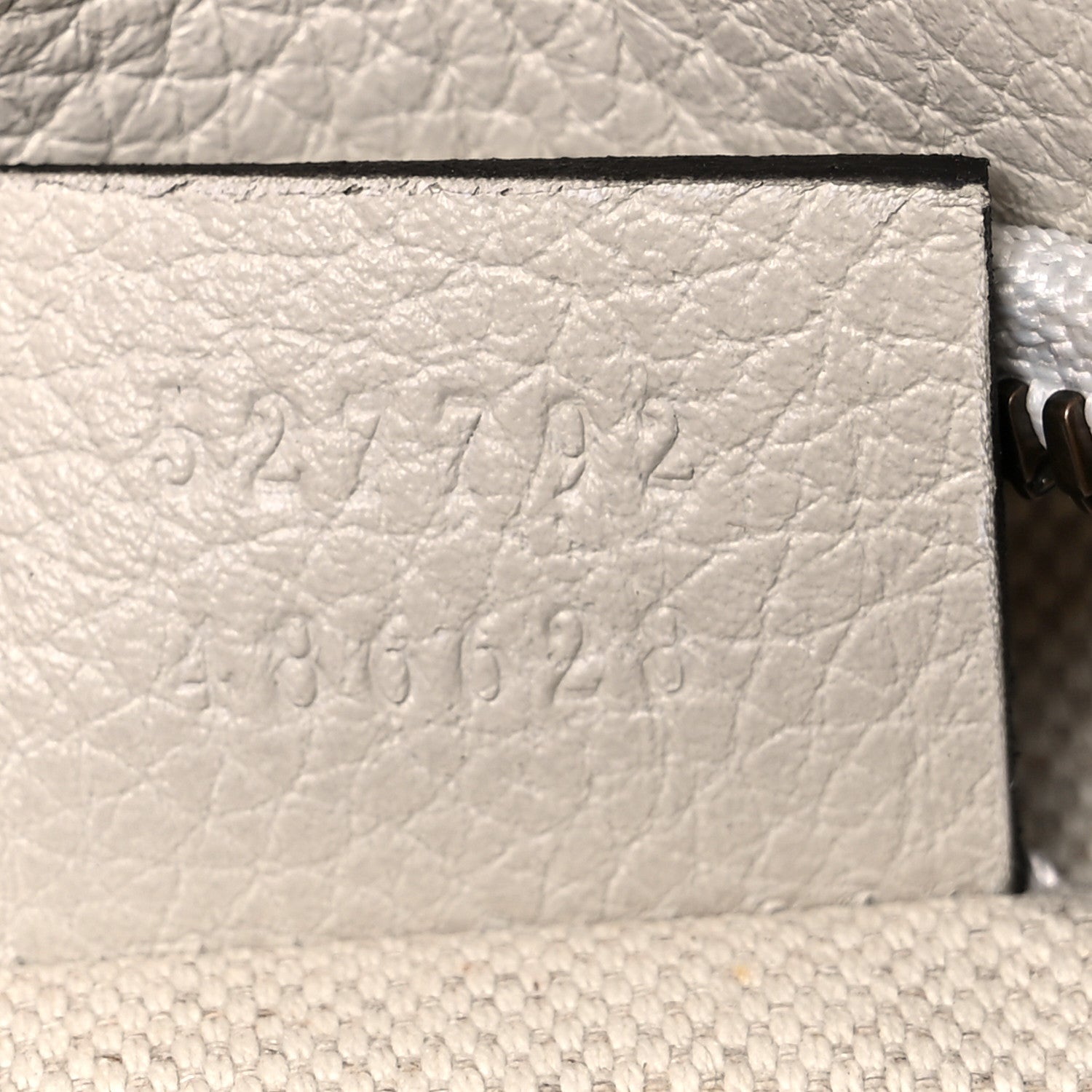 Gucci Grained Calfskin Small Logo Belt Bag White 7 of 9