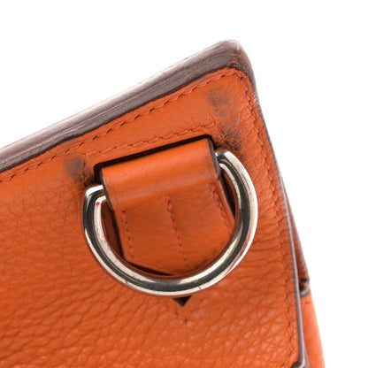 Hermes Taurillon Clemence Jypsiere 31 Orange 11 of 12