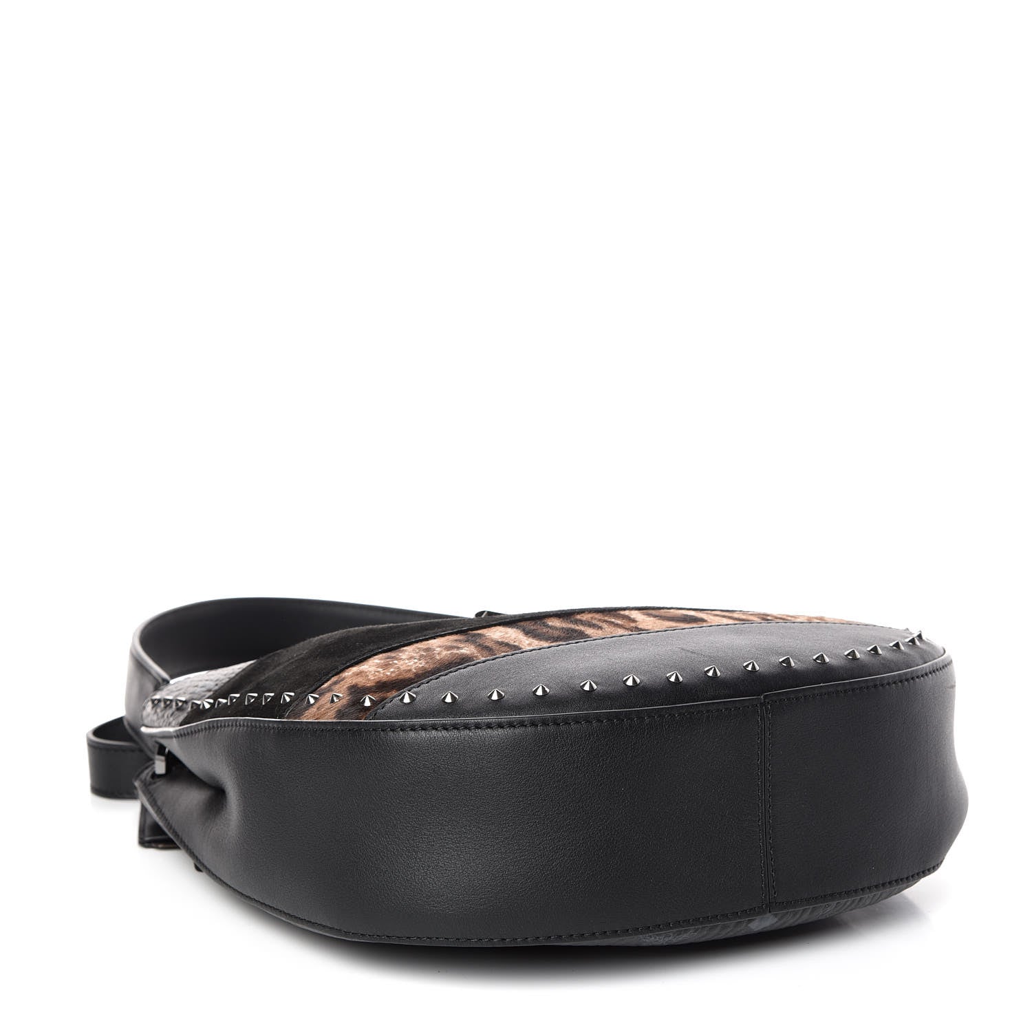 MCM Visetos Mixed Media Medium Patricia Hobo Black 4 of 10