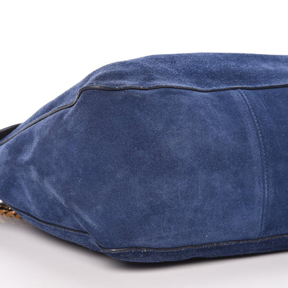 Celine Suede Medium Gourmette Ocean Blue 7 of 8