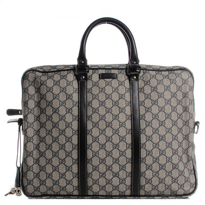 Gucci GG Plus Monogram Medium Briefcase Brown 1 of 9