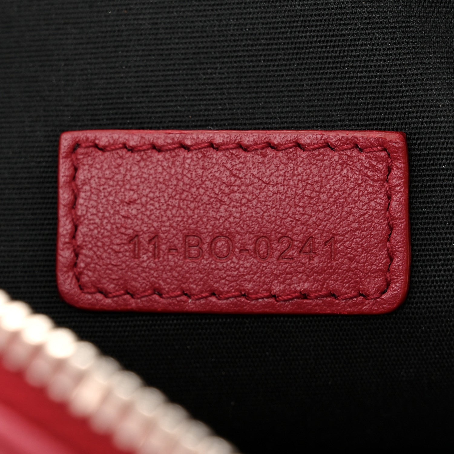 Christian Dior Calfskin Oblique Galaxy Perforated World Tour Messenger Pouch Red White 7 of 10