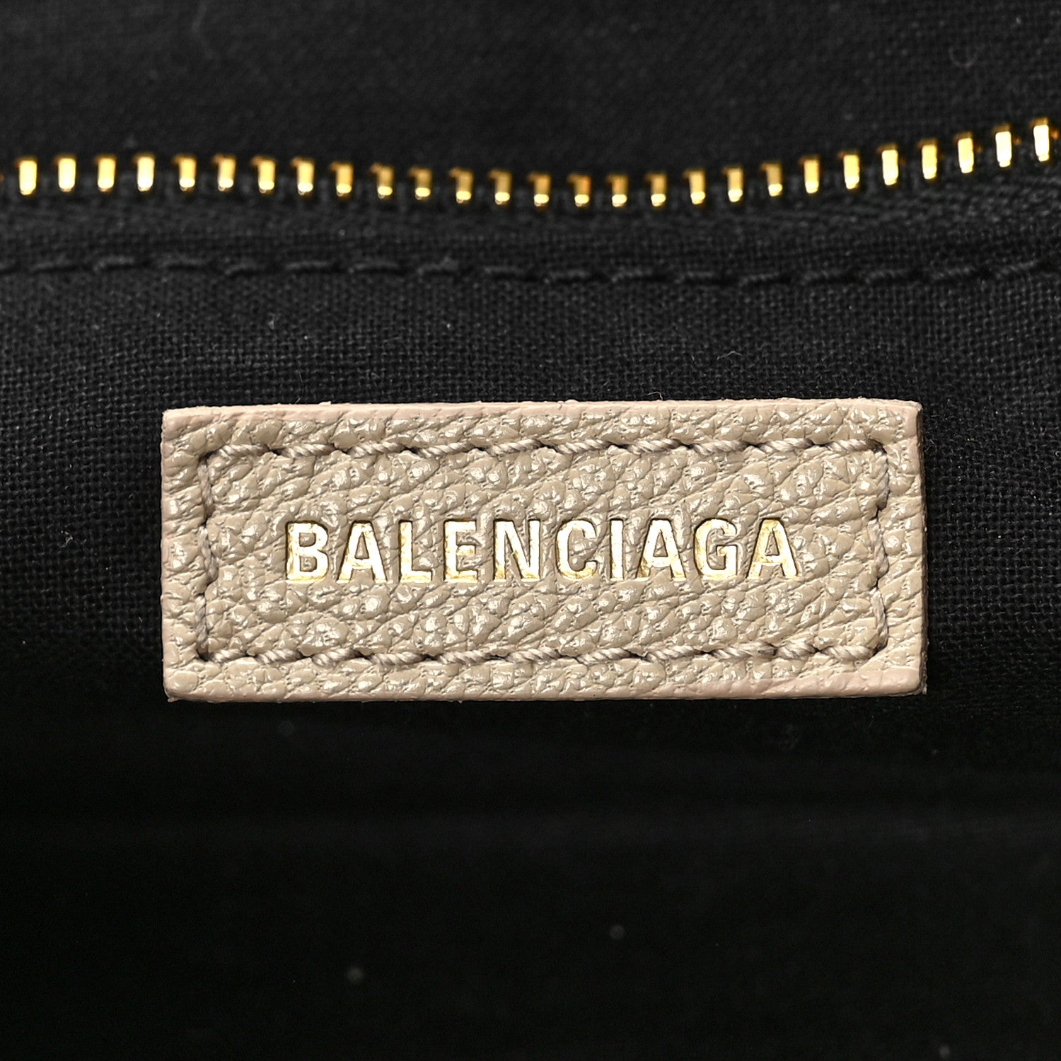 Balenciaga Chevre Gold Metallic Edge Hardware City Beige Tapioca 6 of 11