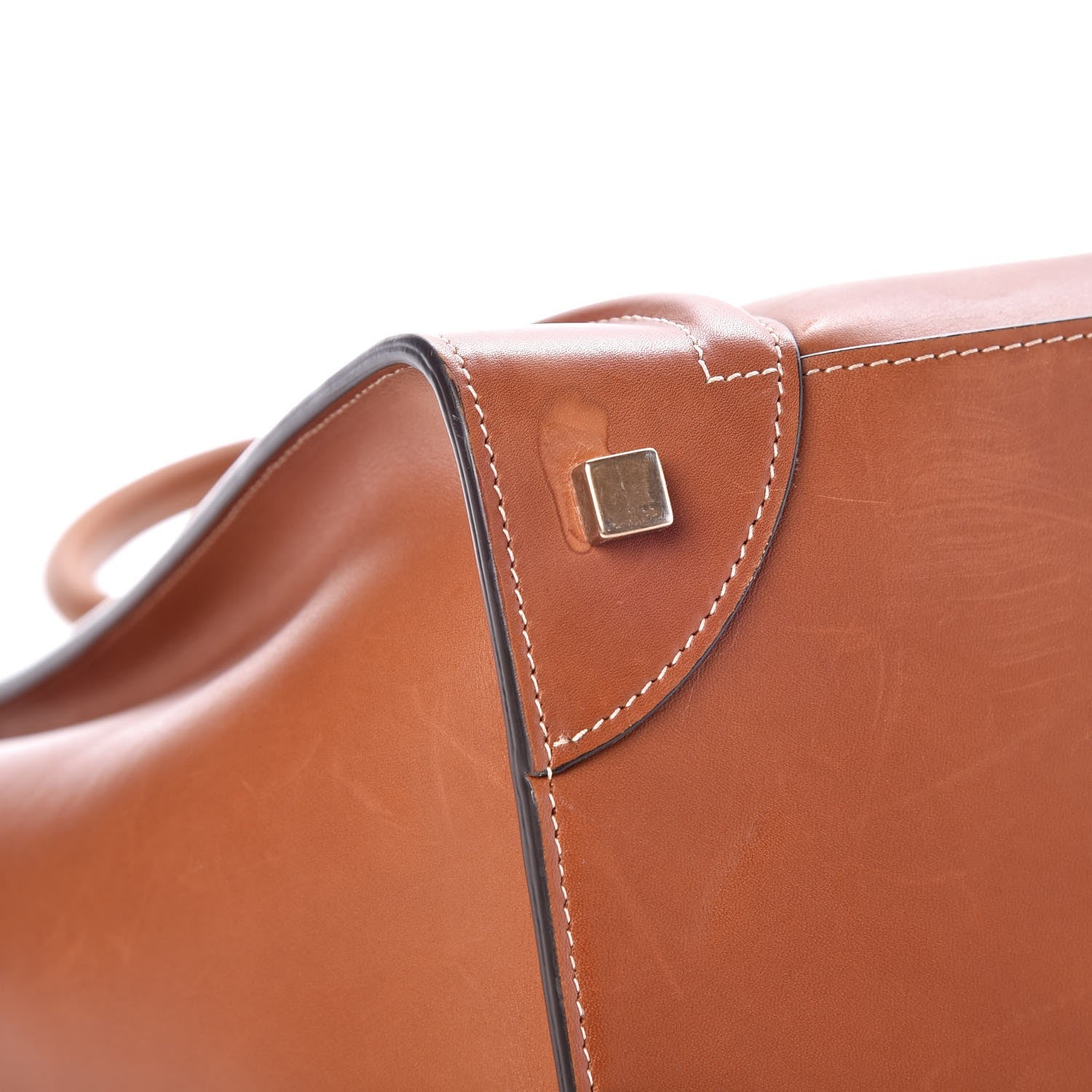 Celine Natural Calfskin Mini Luggage Tan 13 of 15