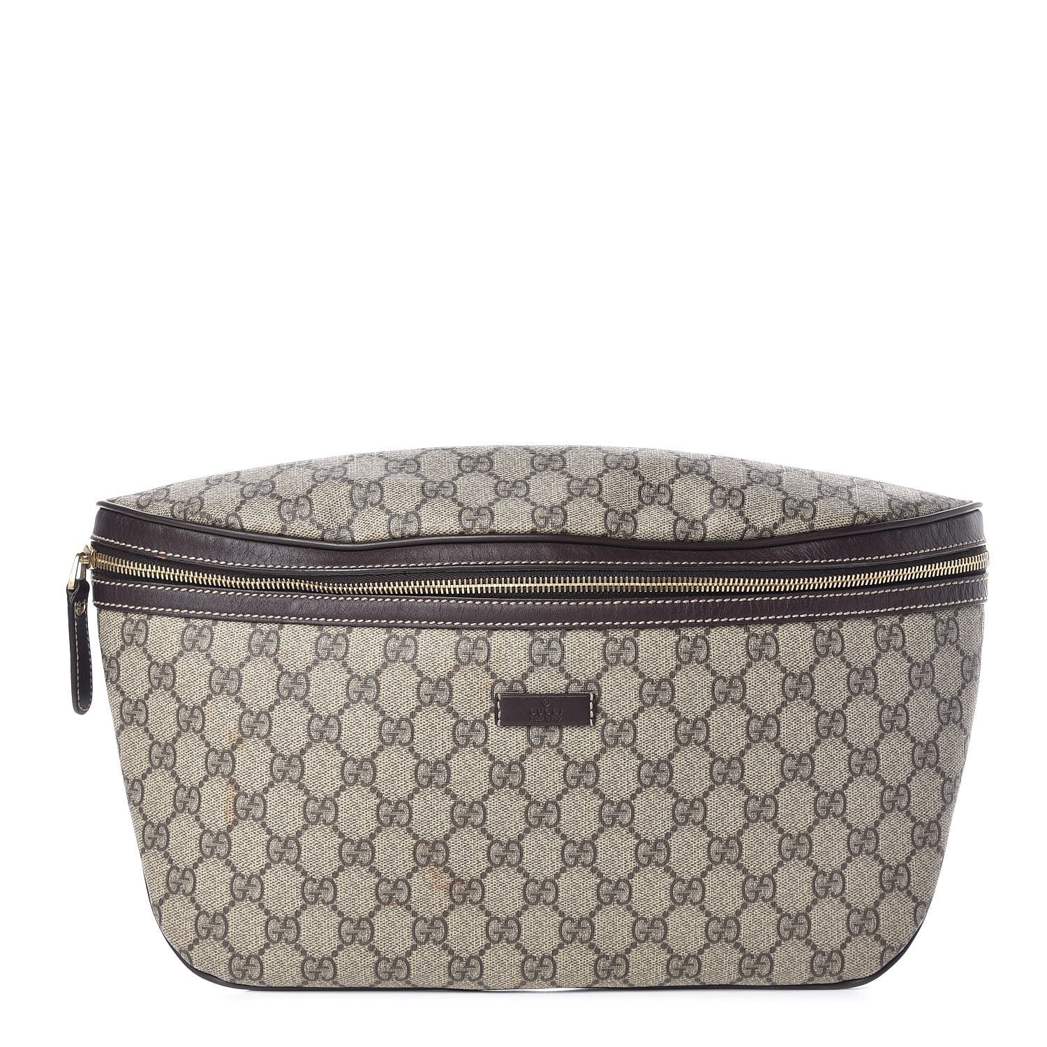 Gucci GG Plus Monogram Belt Bag Dark Brown 1 of 15