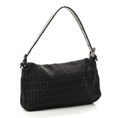 Fendi Zucchino Baguette Black 2 of 8