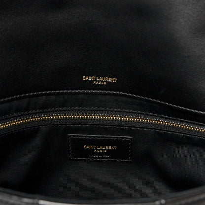 Saint Laurent Lambskin Patchwork Monogram Large Jamie Black 6 of 10