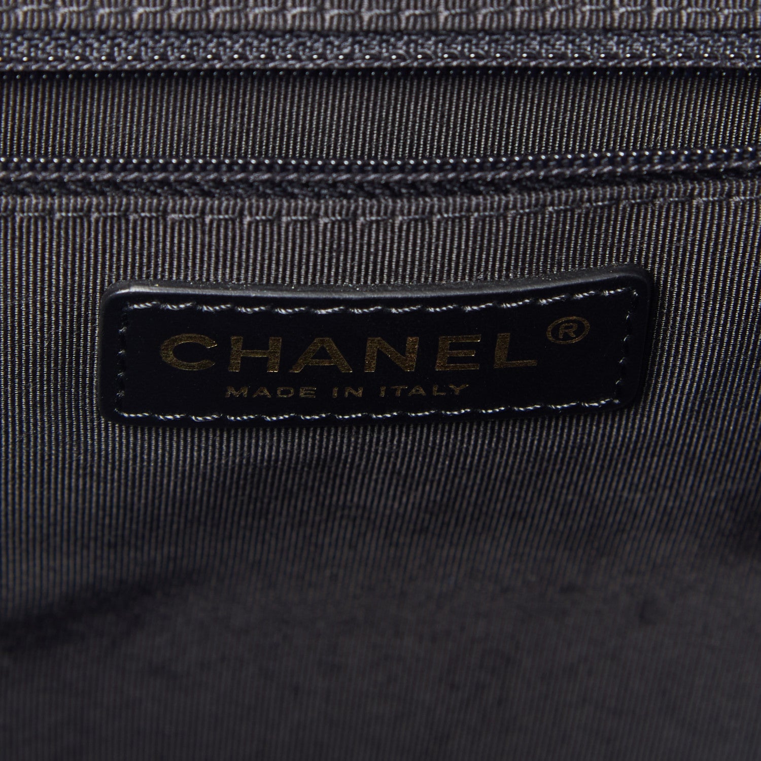 Chanel Bullskin Stitched Medium Shopping Bag Black 10 of 10