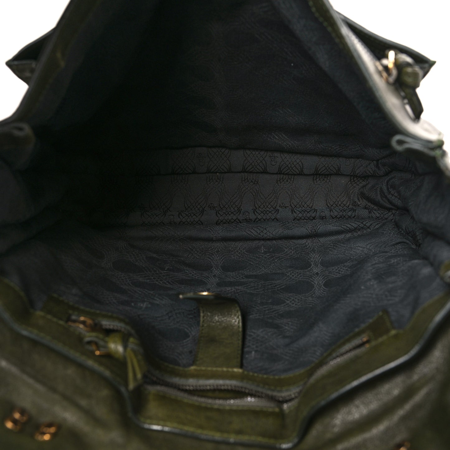 Lambskin Medium PS1 Satchel Military