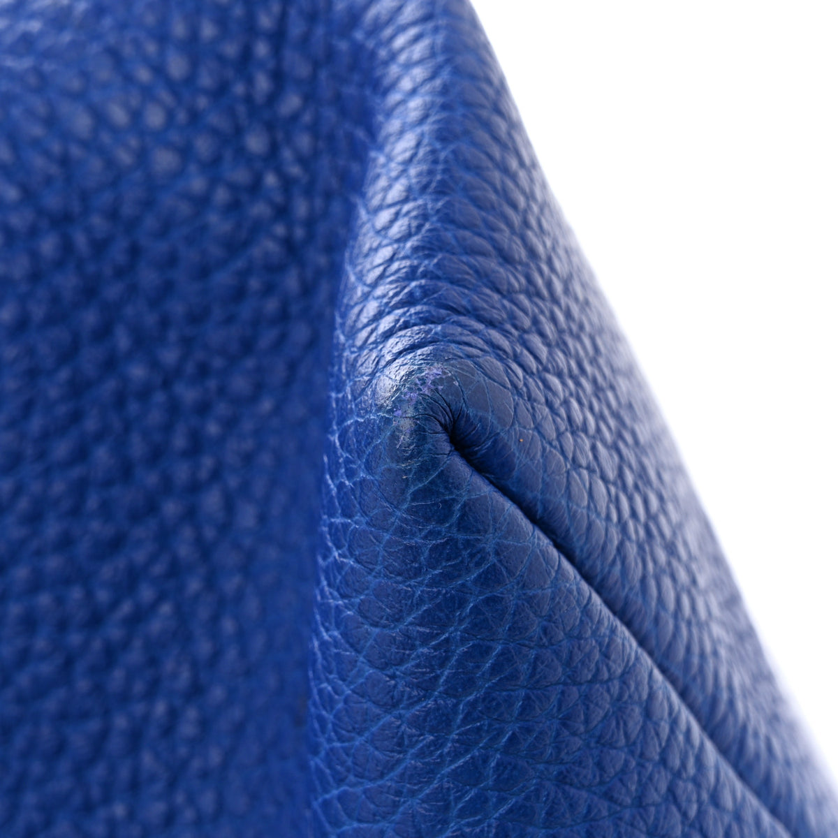 Grainy Calfskin Medium Baynard Tote Brilliant Blue