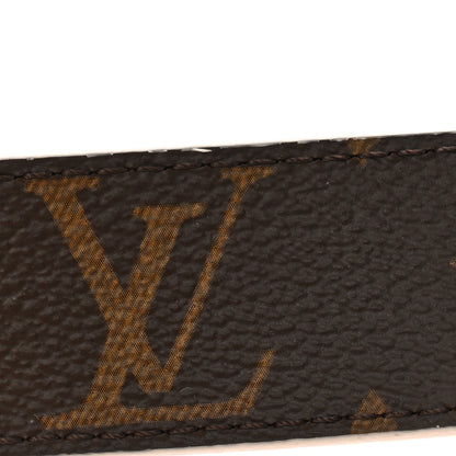 Louis Vuitton Calfskin Monogram 30mm LV Initiales Reversible Belt 90 36 Rose Ballerine 6 of 8