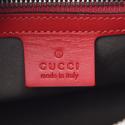 Gucci Guccissima Signature Messenger Bag Red 8 of 9