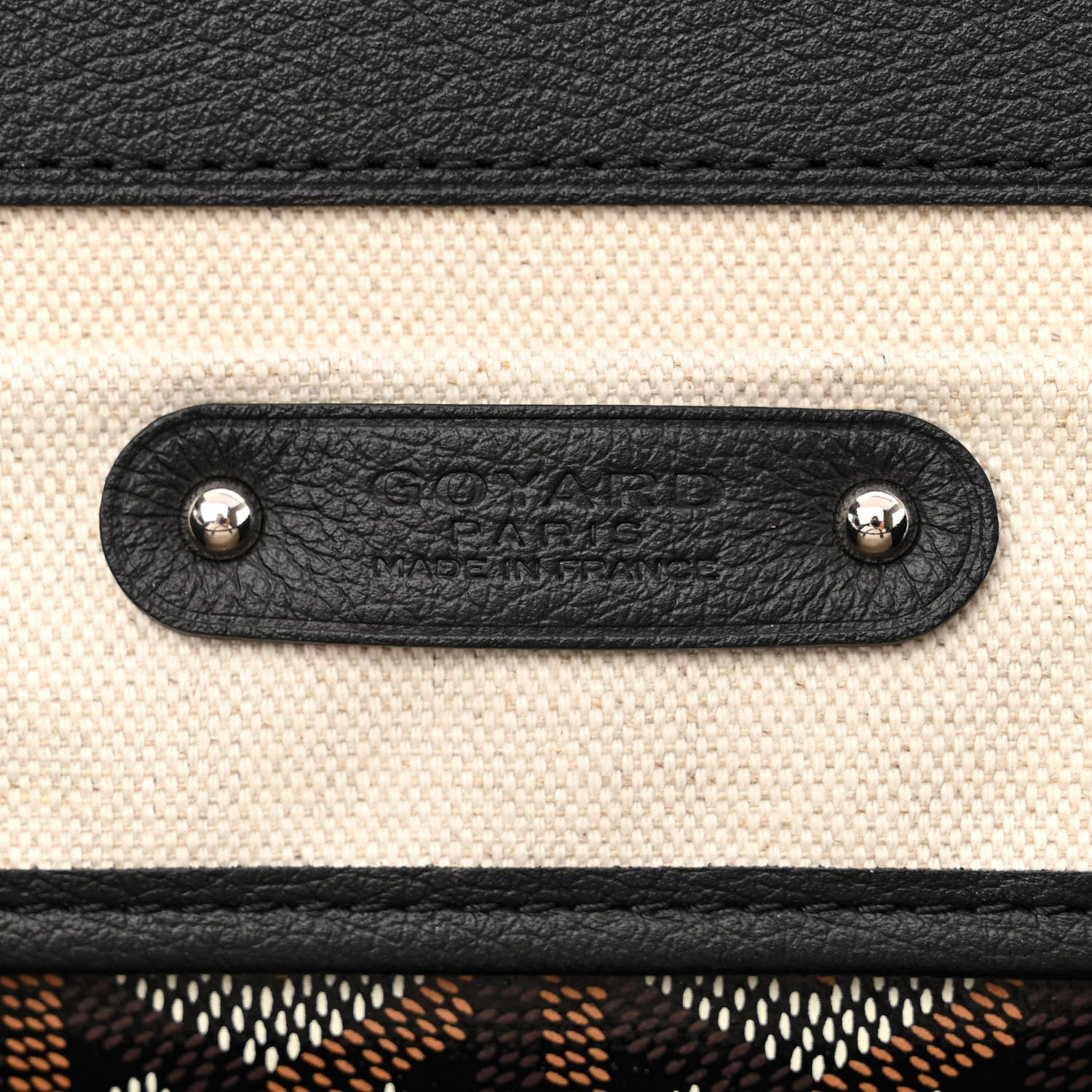 Goyard Goyardine Saigon Tote Black 6 of 11
