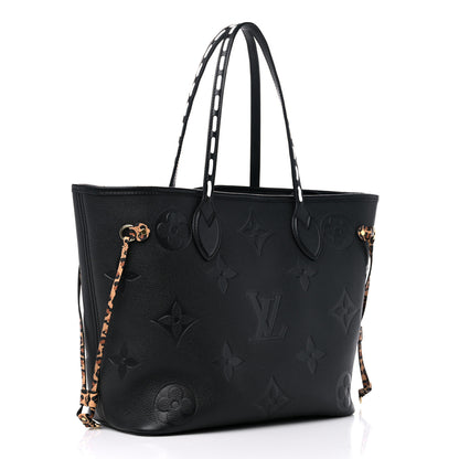 Louis Vuitton Empreinte Monogram Giant Wild At Heart Neverfull MM Black 4 of 10