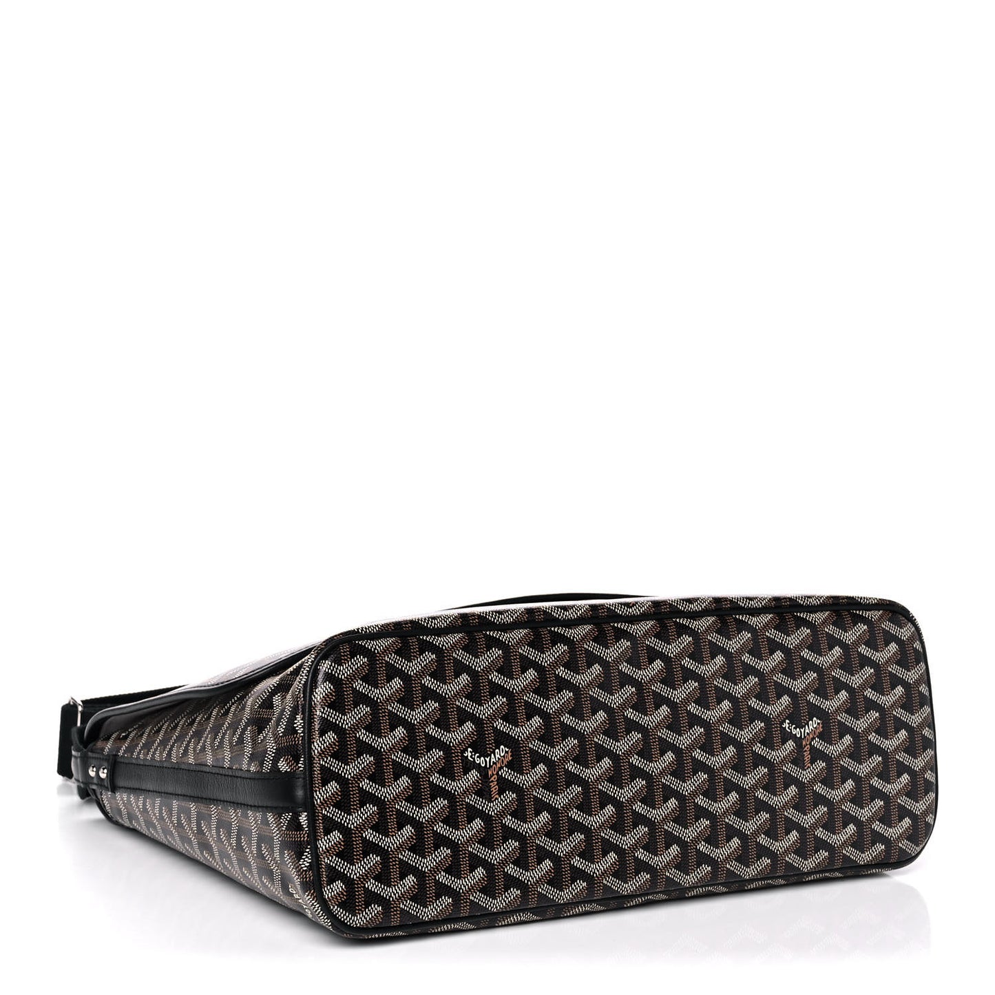 Goyardine Capetien Messenger Bag Black