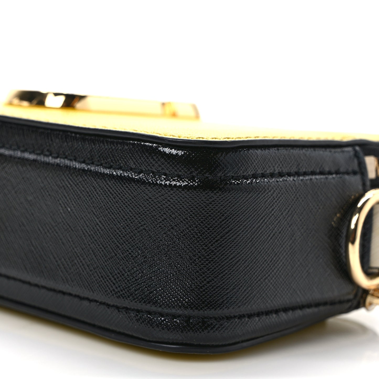 Saffiano Small Snapshot Camera Bag Yellow