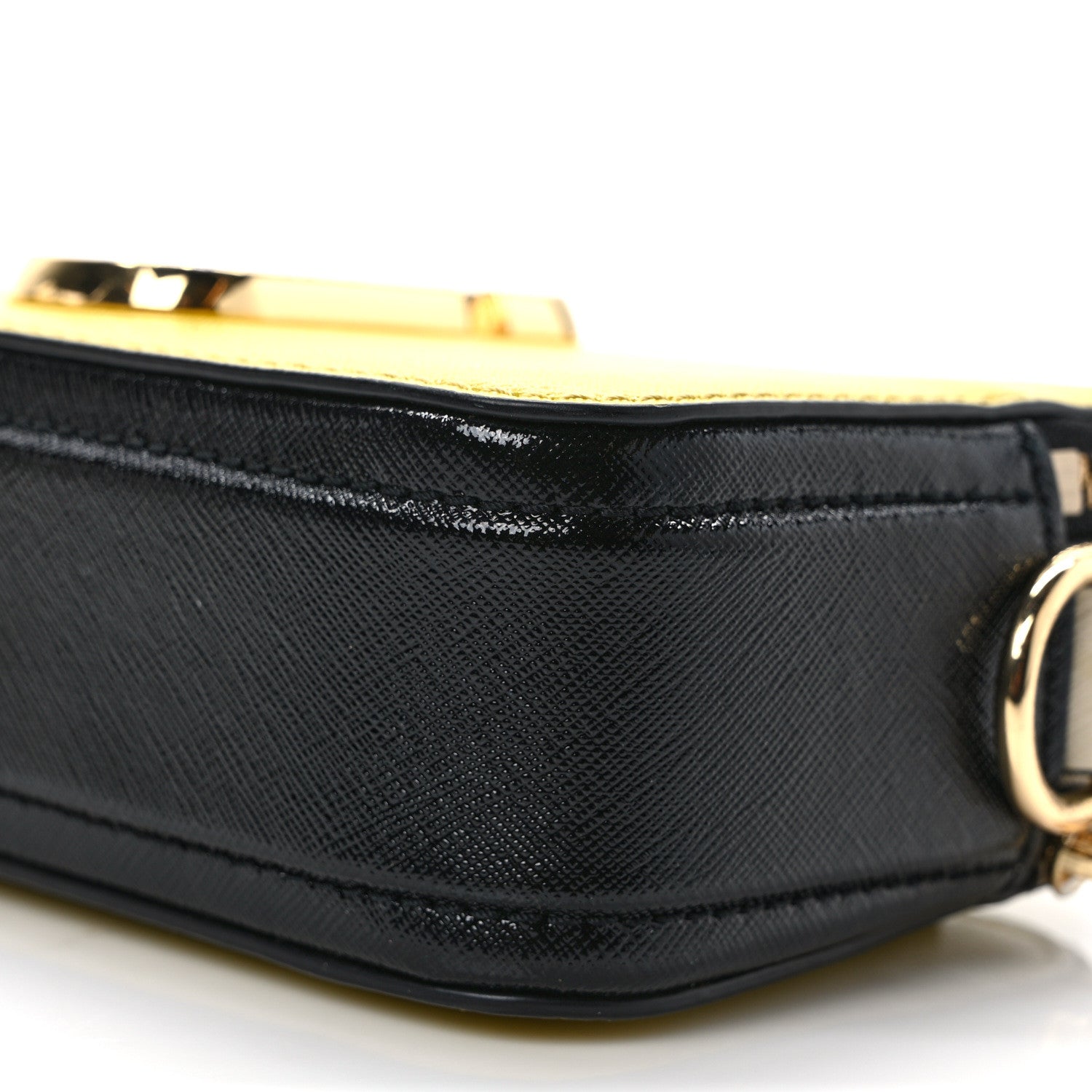 Marc Jacobs Saffiano Small Snapshot Camera Bag Yellow 9 of 9