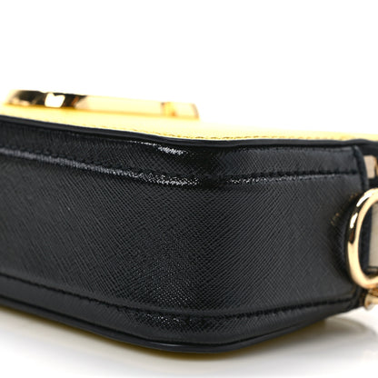 Marc Jacobs Saffiano Small Snapshot Camera Bag Yellow 9 of 9