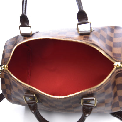 Louis Vuitton Damier Ebene Speedy Bandouliere 30 5 of 9