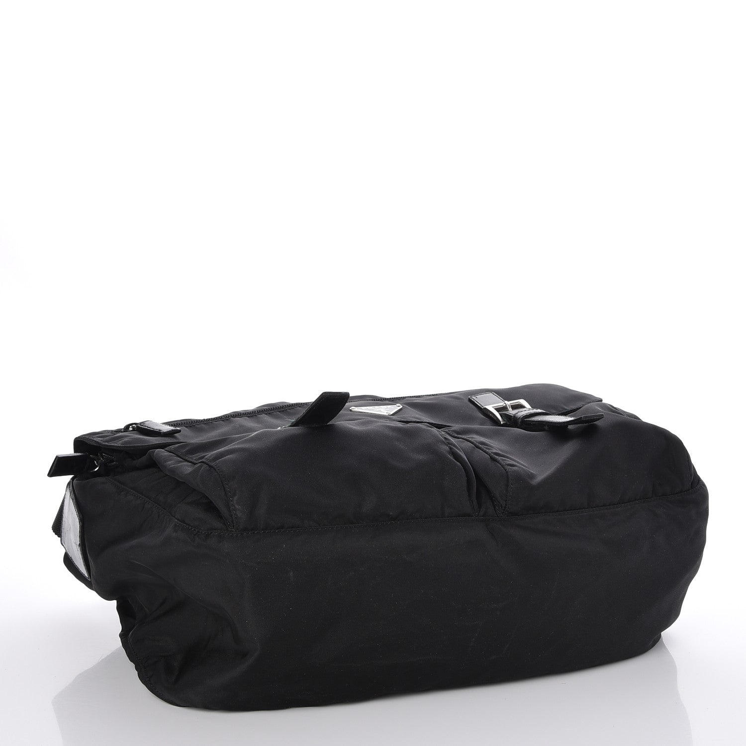 Prada Nylon Vela Messenger Bag Black 4 of 7