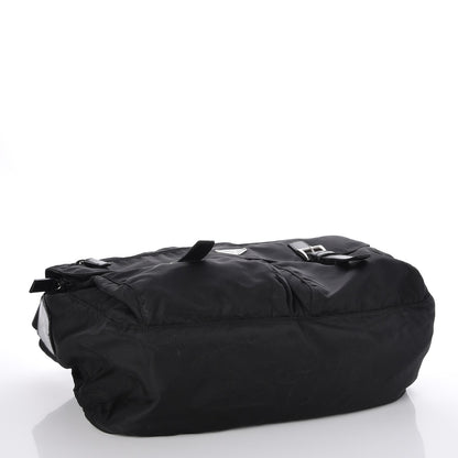 Prada Nylon Vela Messenger Bag Black 4 of 7
