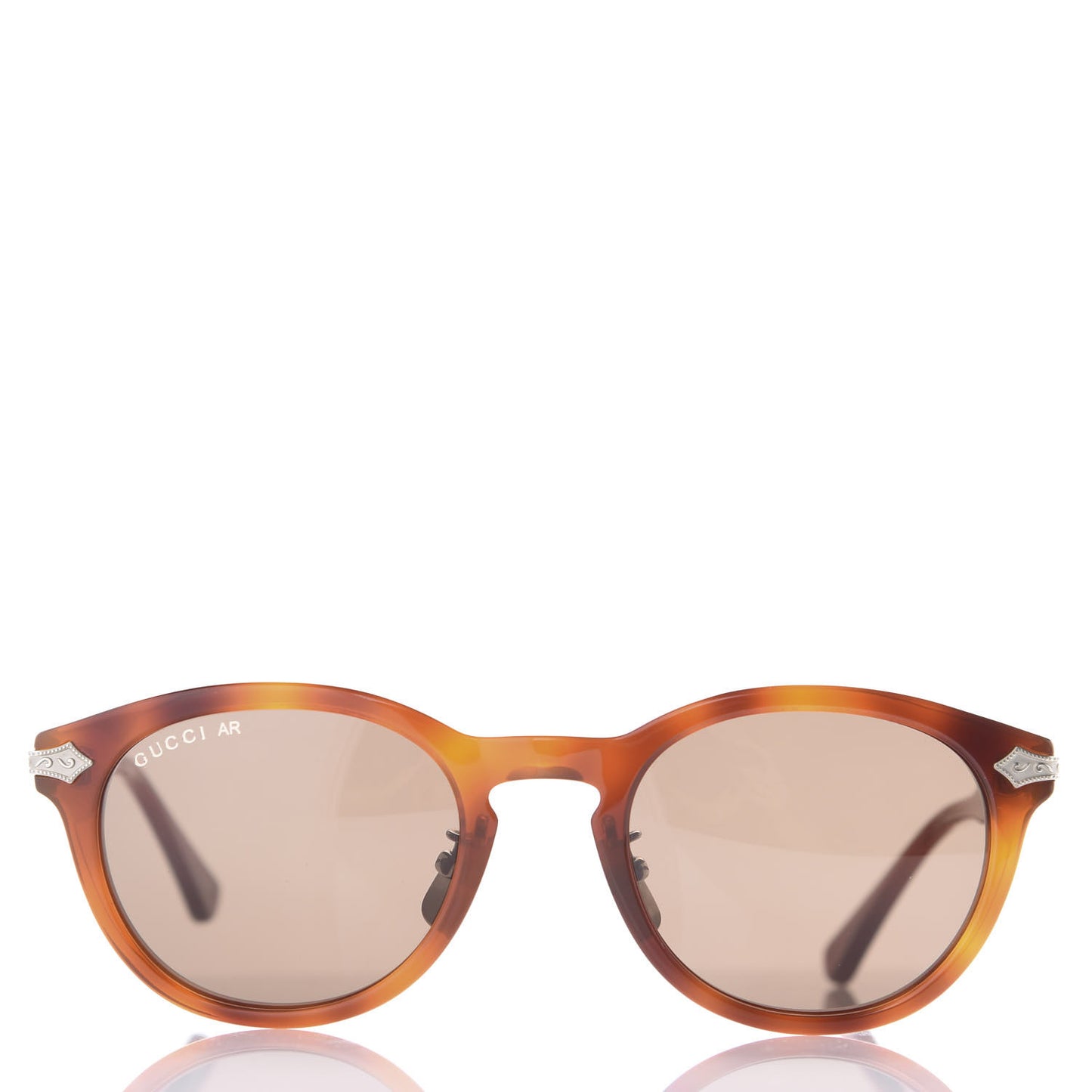 Acetate Round Metal Sunglasses GG0071S Havana