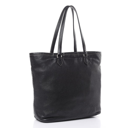 Prada Vitello Daino Light Tote Black 3 of 13