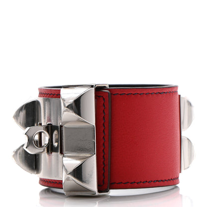 Hermes Swift Collier de Chien CDC Bracelet Rouge Vif Bleu Indigo 3 of 6