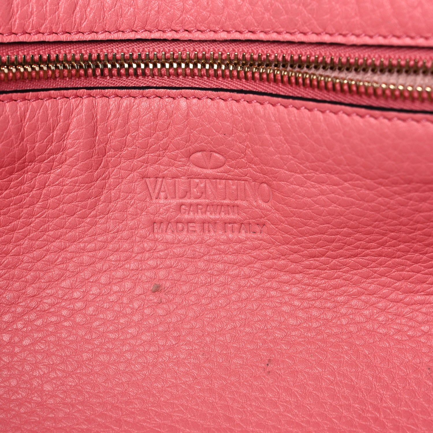Valentino Garavani Pebbled Calfskin Medium Rockstud Tote Paradise Rose 6 of 13