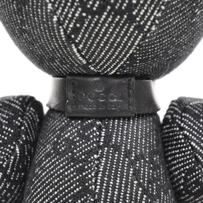 Gucci Monogram Stuffed Teddy Bear Navy Blue 5 of 5