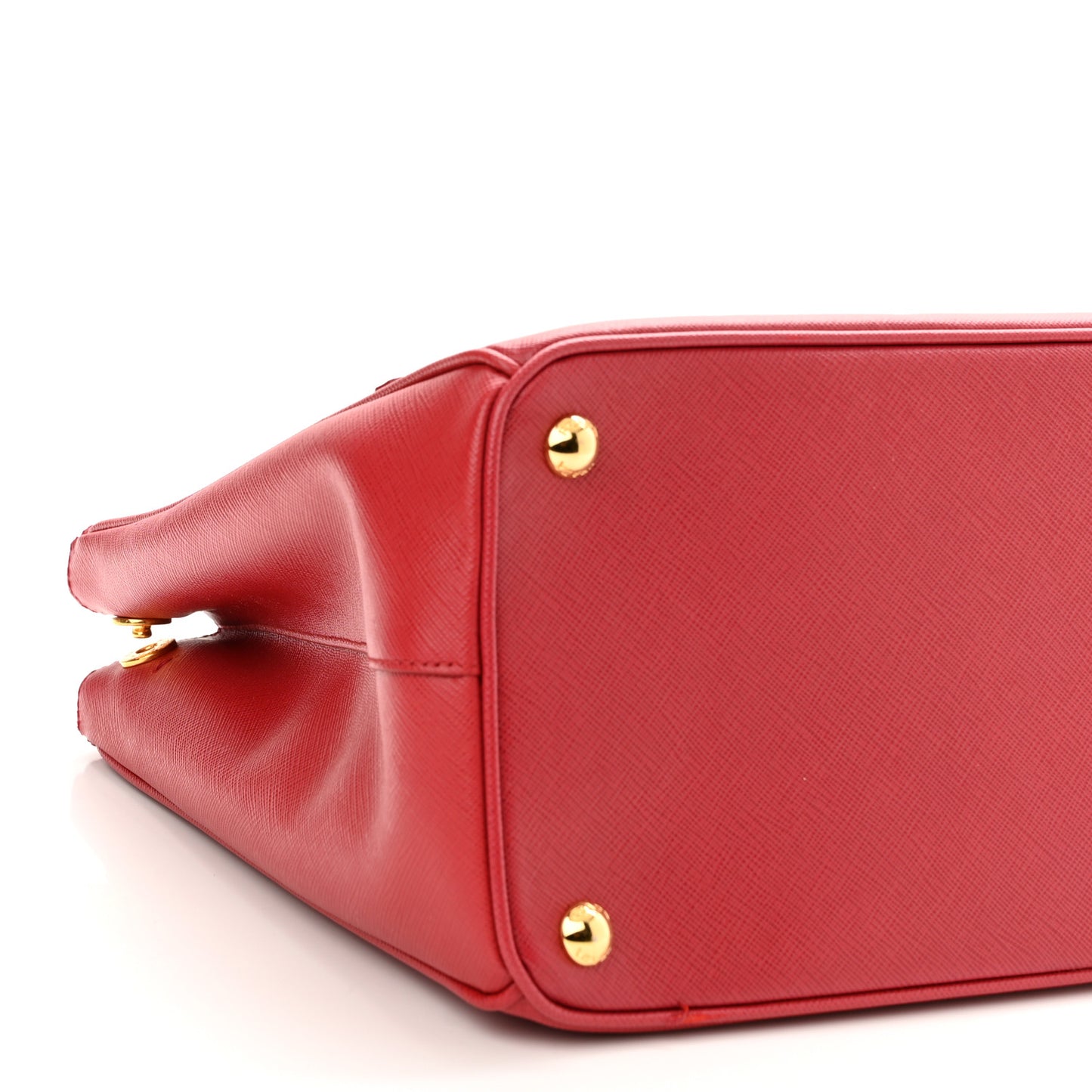 Saffiano Lux Medium Tote Fuoco