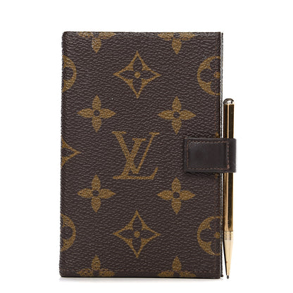 Louis Vuitton Monogram Mini Agenda Cover w Pencil 1 of 9