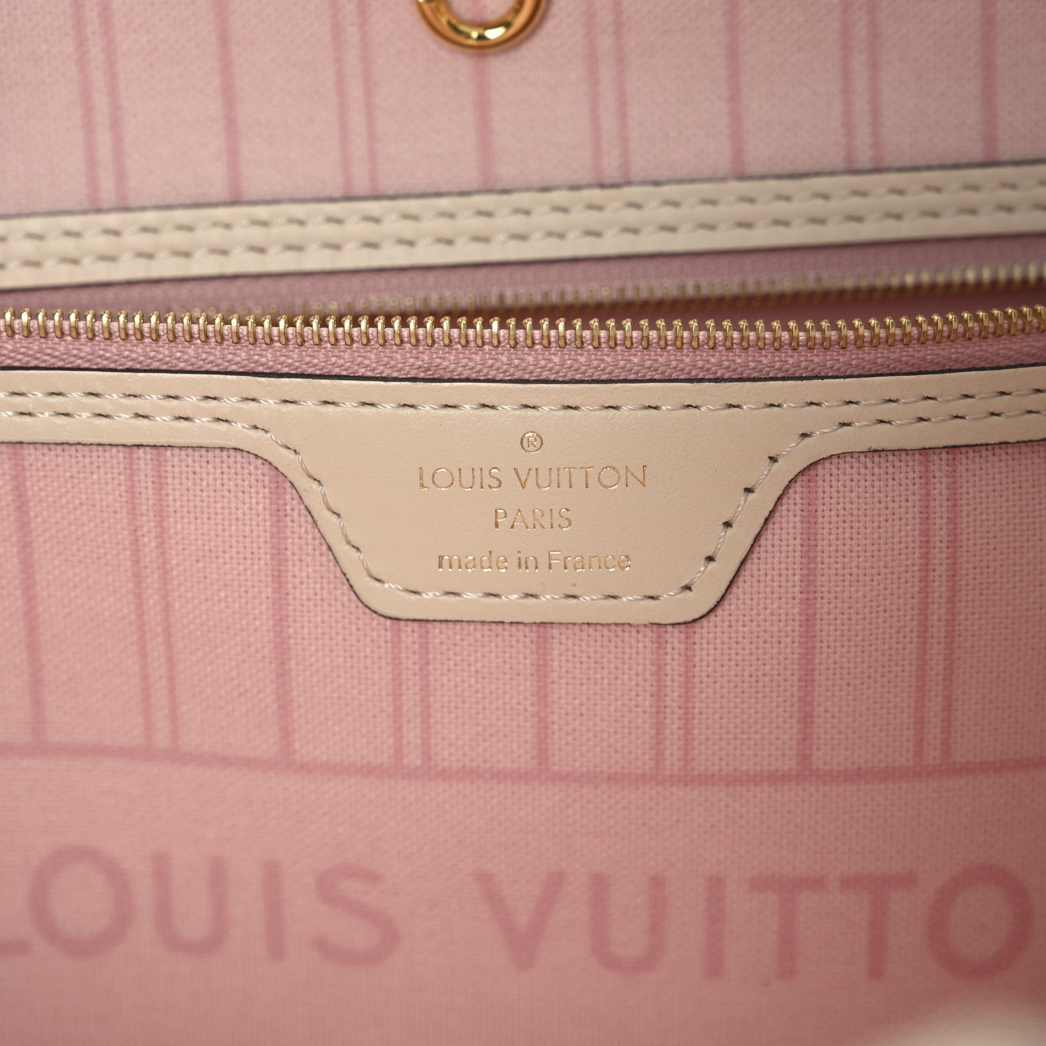 Louis Vuitton Damier Azur Braided Neverfull MM Pink 7 of 12