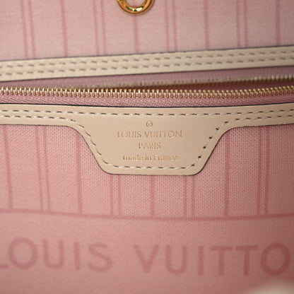 Louis Vuitton Damier Azur Braided Neverfull MM Pink 7 of 12