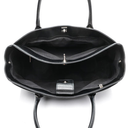 Chanel Calfskin Cerf Executive Shopper Tote Black 5 of 7