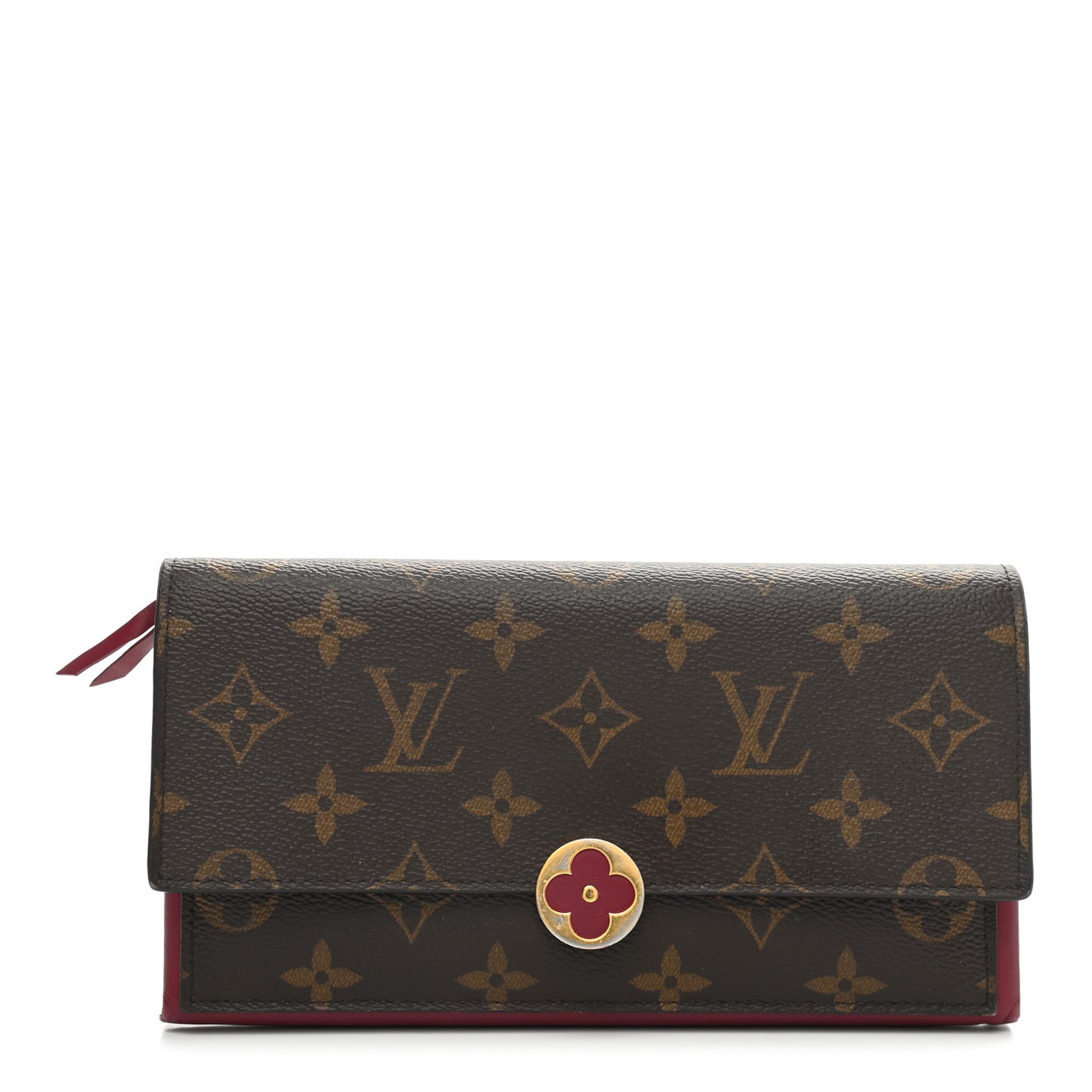 Monogram Flore Wallet Fuchsia