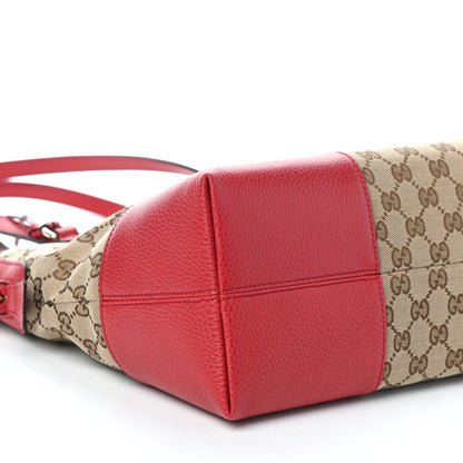 Gucci Monogram Medium Bree Shoulder Bag Red 8 of 9