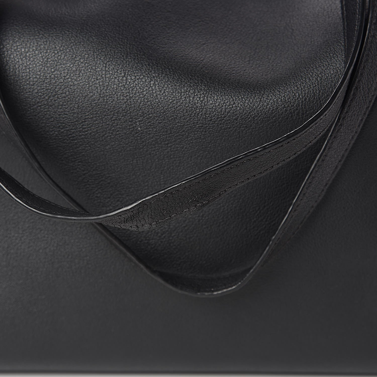 Saint Laurent Calfskin Large Shopping Tote Black 11 of 14