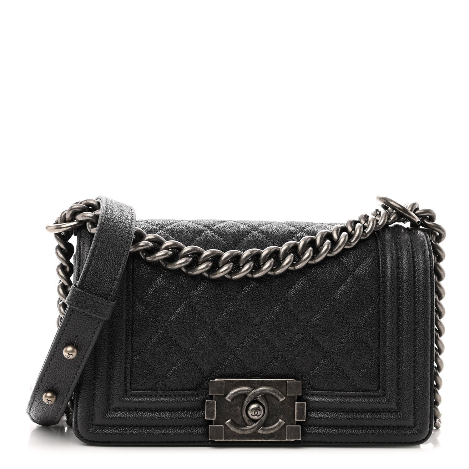 Chanel Caviar Quilted Small Boy Flap Black 1 of 10