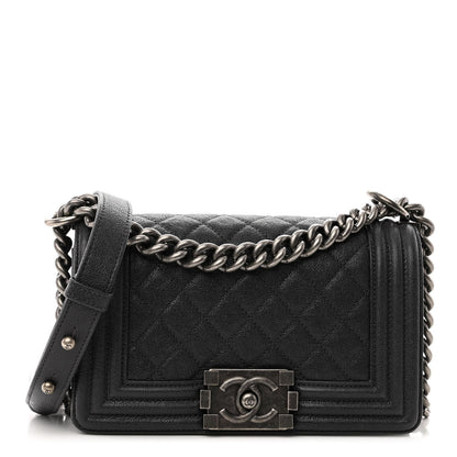 Chanel Caviar Quilted Small Boy Flap Black 1 of 10