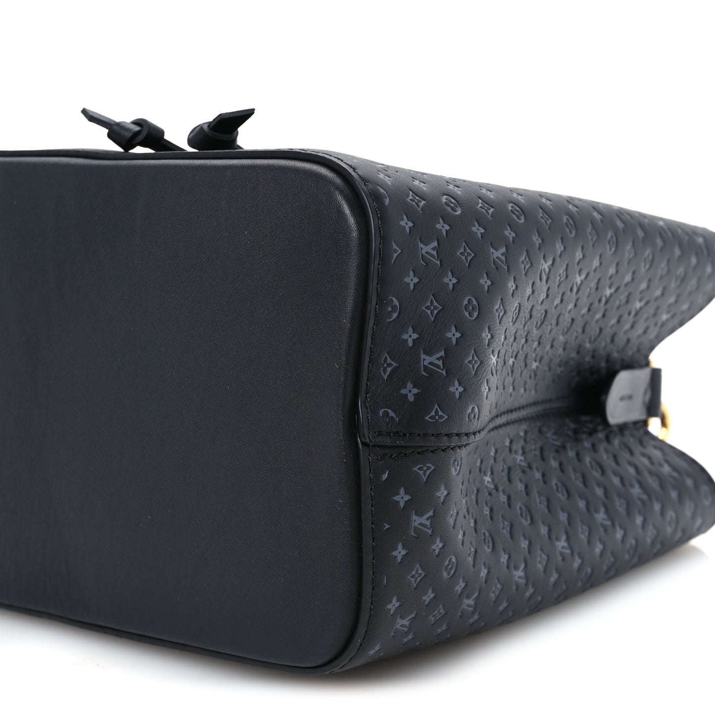 Calfskin Nanogram Embossed Neonoe BB Black