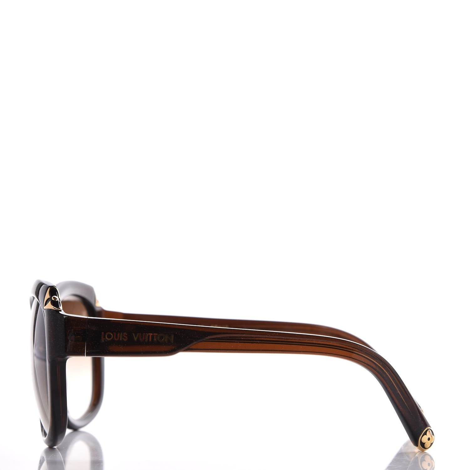 Louis Vuitton Hortensia Z0486W Sunglasses Brown Glitter 3 of 11