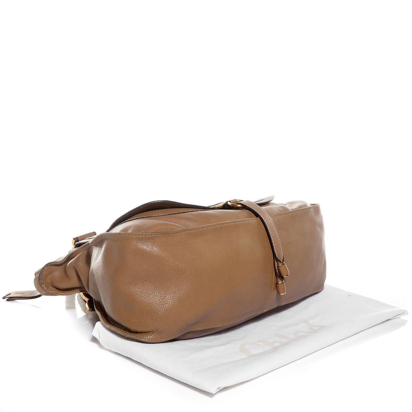 Calfskin Large Marcie Satchel Nut