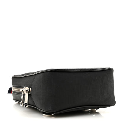 Gucci GG Supreme Monogram Web Belt Bag Black Grey 4 of 10