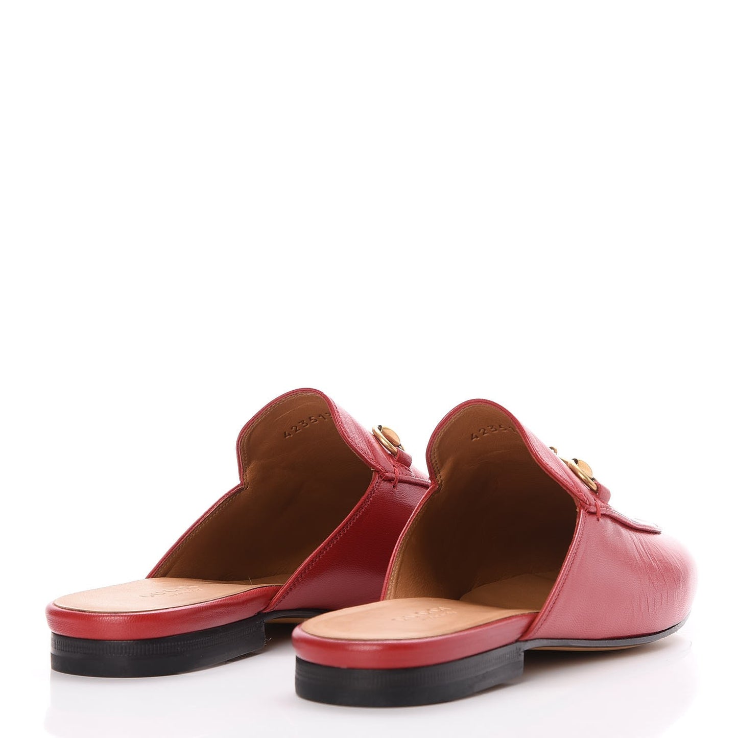 Malaga Kid Womens Princetown Slippers 38.5 Hibiscus Red