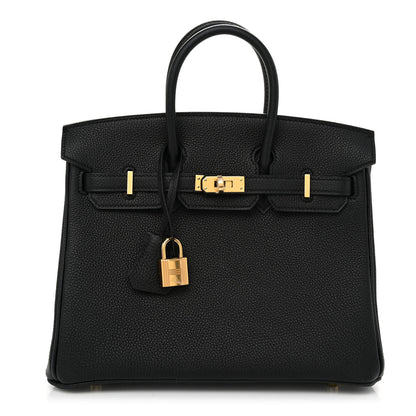 Hermes Taurillon Novillo Birkin 25 Black 1 of 13