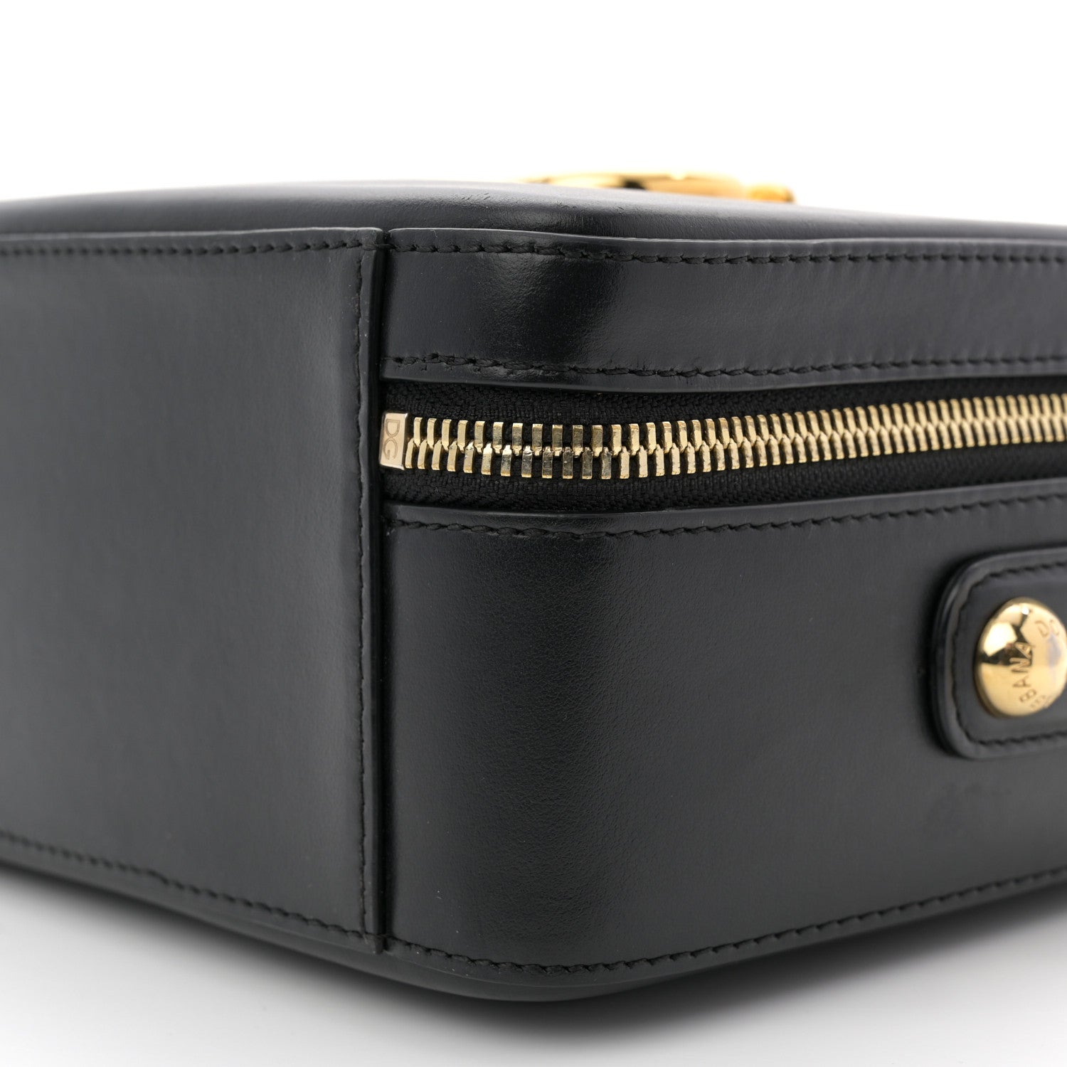 Dolce & Gabbana Calfskin 3.5 Top Handle Bag Black 1833804