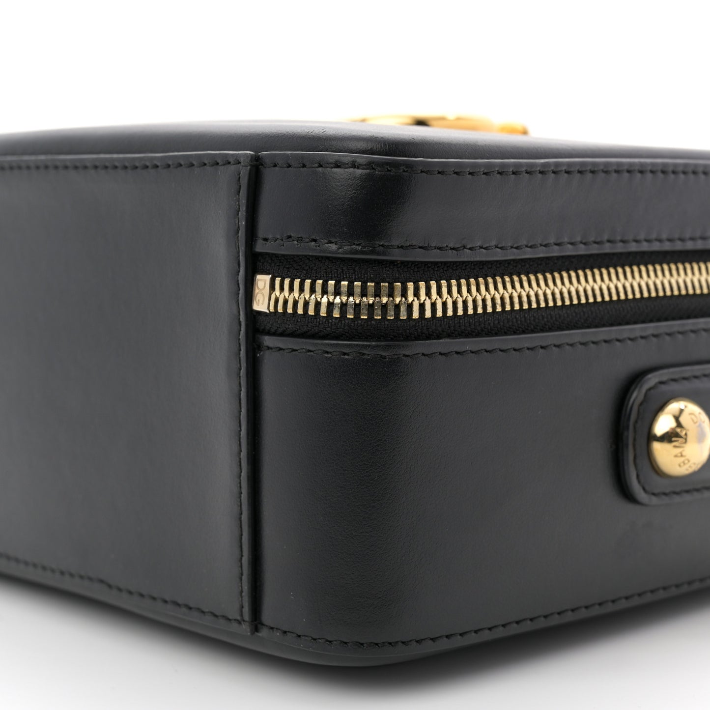 Calfskin 3.5  Top Handle Bag Black