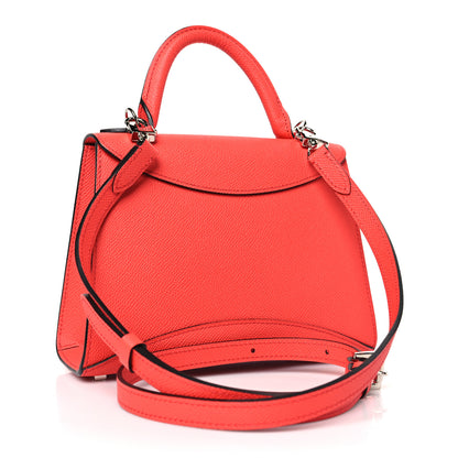 Moynat Carat Calfskin Gabrielle BB Coral 3 of 8