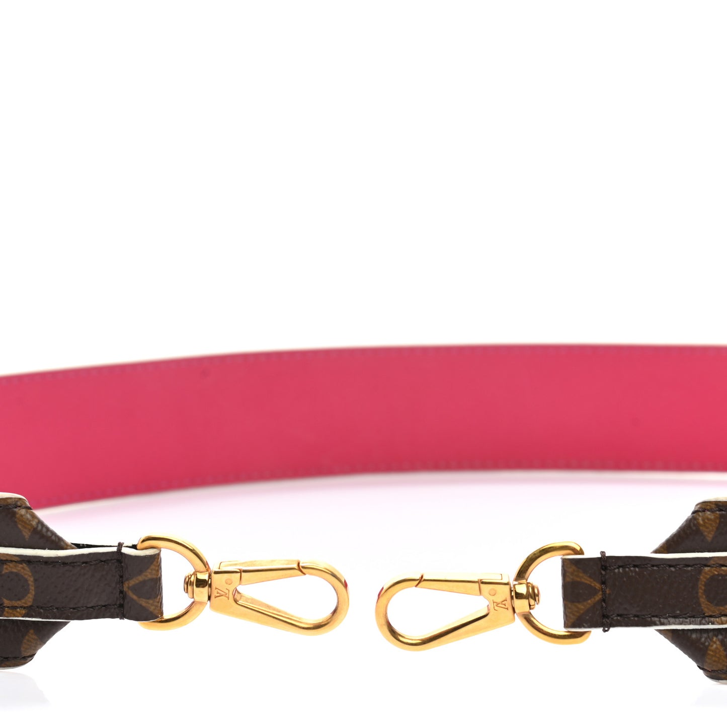 Monogram Bandouliere Shoulder Strap Hot Pink